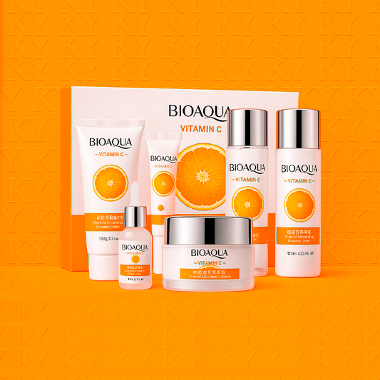 KIT DE LUJO | VITAMINA C BIOAQUA™ | CAJA DE LUJO CON 6 PRODUCTOS