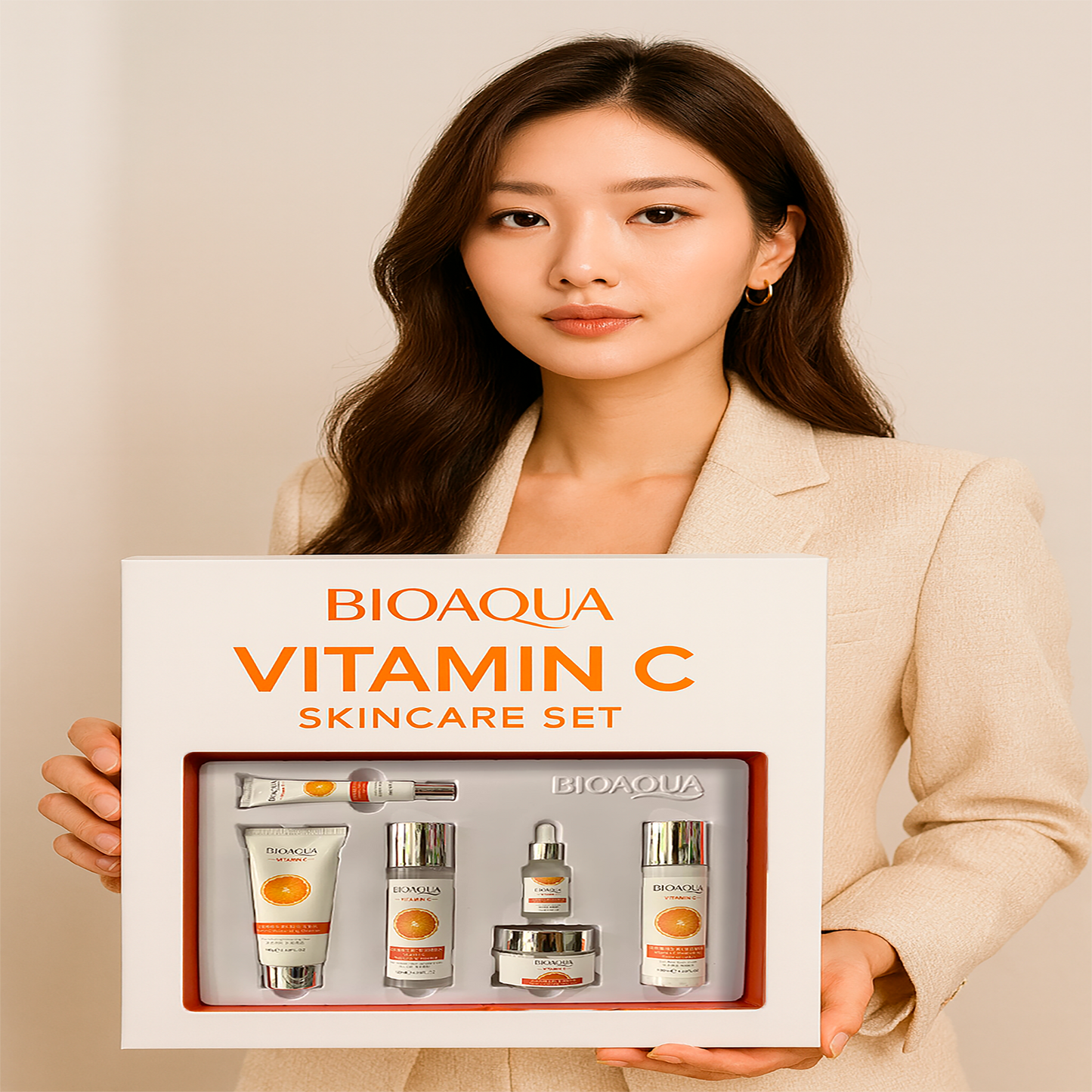 KIT DE LUJO | VITAMINA C BIOAQUA™  | CAJA DE LUJO CON 6 PRODUCTOS